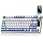 Womier DK75 75% Wireless Gaming Keyboard, Creamy Computer Keyboards, Blue