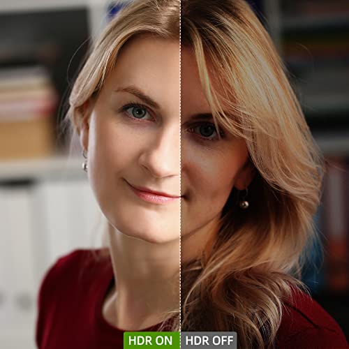 Angetube 2K Webcam for PC/Laptop/Mac, 1080P Computer Camera with RingLight
