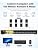 JideTech 8-Port HDMI KVM Switch 4K@60Hz with USB 3.0 Hub, Audio Support, Keyboard & Mouse Hotkey, Remote Control, Rack Mount 1U for Windows
