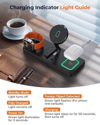 Foldable 3-in-1 Wireless Charging Station for Apple | Wireless Charger - Image 7