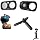 Accessory Kit Compatible with DJI Osmo Pocket 4P, Magnetic Wide Macro Lens Filter & One-Touch Open Mini Tripod, Portable Camera Accessories for Vlog Video Shooting