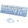 Colorful Wireless Keyboard and Mouse Combo (Blue Colorful)