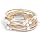 Artilady Leather Wrap Bracelet for Women, Pearl Beaded Bangle Stack Jewelry