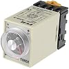 uxcell 24VAC 10S 8 Terminals Range Adjustable Delay Timer Time Relay AH3-3 with Base