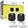 myQ Indoor Plug-in Security Camera Gen 2 – 2K Smart Wi-Fi Camera with Night Vision, Baby and Pet Monitor, Motion Detection and Alerts, 2-Way Audio & App Control, 2 Pack