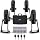 Movo 4-Person USB Podcast Equipment Bundle – 4 Condenser Mics, Hub & Case
