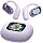 Open Ear Earbuds Ultra Comfort Wireless Bluetooth 5.4 Headphones Over The Ear Earbuds with Intelligent Touch Screen EarHooks IPX7 Waterproof Bone Conduction Earphones for Fitness Sports-Purple