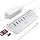Powered USB Hub 10Gbps, intpw YH6AC Plus 10-Port USB 3.2 Hub (USB A/USB C 3.2+3 USB-A 3.0+2 PD 45W Fast Charging Ports+SD/TF Card Reader), 65W Power Adapter,Aluminum USB HUB for PC,Laptop,iPhone 17/16