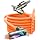 LISEN USB C to Lightning Cable, 240W 4 in 1 Charging Cable 6.6FT, Chubby USB A/C to C/Lightning with Light for iPhone Charger Fast Charging iPhone Air 17 16 15 14 Pro/MacBook/iPad, Orange - Image 9