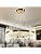 Modern Crystal Chandelier Gold Ceiling Lights, LED Pendant Light Round, Crystal Hanging Lamp for Living Room, Dining Room, Bedroom, Restaurant, Φ24 inch
