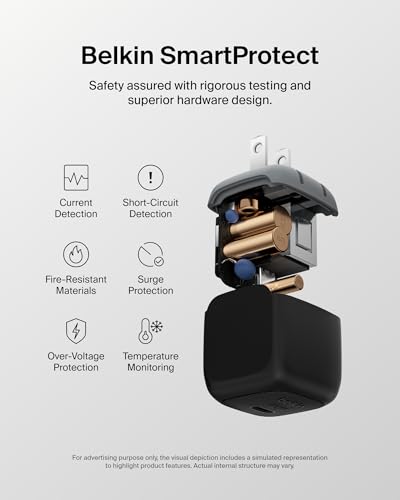 Belkin 45W Compact USB C Charger Block, 2 Pack, Fast | Charging & Powe - Image 5