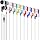 Kids Bulk Earbuds Headphones Earphones 50 Pack Multi Colored, Wholesale Disposable Ear Buds Individually Bagged for Schools, Classroom, Students, Libraries, Hospitals,Gifts(50Mixed)