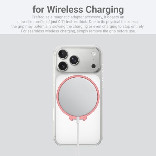 Grat 4 for Magsafe Magnetic Phone Grip Stand, Silver - Image 7