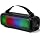 Tyler Wireless Bluetooth Speaker RGB Lighting Long Range Rechargeable Boombox USB MP3 AUX Inputs Fm Radio Sound & Bass Carry Strap Lightweight for Home Outdoor Stereo