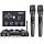 Sound Town 16 Channels Wireless Microphone Karaoke Mixer System w/ 2 Wireless Mics, HD ARC, Optical (Toslink), AUX, Supports Smart TV, Media Box, PC, Bluetooth, Soundbar, Receiver (SWM15-MAX)