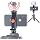 ULANZI ST-06S Camera Hot Shoe Phone Holder Flexible Phone Tripod Mount Adapter w Double Cold Shoe Mount for Microphone LED Light, DJI Ronin SC iPhone Samsung Canon Nikon DSLR Photography