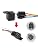 Dual Electric Fan Relay Kit Electric Radiator Fan Kit Temperature Sensor Switch 185 On 175 Off Automotive Wiring Kit 60 Amp Cooling Fan Relay Switch Kit 4 Pin Waterproof Relay Kit