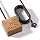 Brown Extension Cord, SUPERDANNY Flat Plug Power Strip Surge Protector, 5Ft