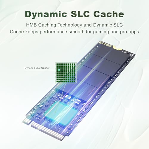 Ediloca 512GB NVMe M.2 SSD PCIe Gen 3x4, Up to 2050MB/s Read, M.2 2280 Internal Solid State Drive, Dynamic SLC Cache, Compatible with PC, Desktop and Laptops(EN680E)