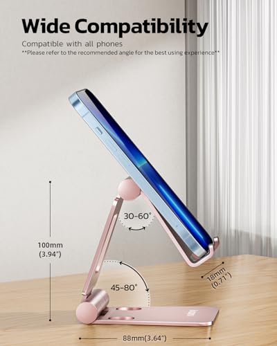 Nulaxy Full Aluminum Dual Folding Cell Phone Stand f | Phone Accessori - Image 4