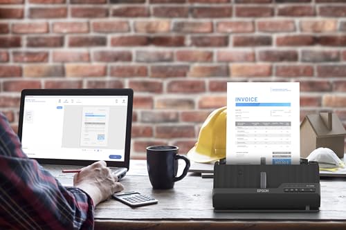 Epson Workforce ES-C320W Wireless Compact Document Scanner Duplex 20-pg ADF