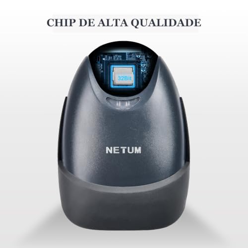 NETUM 2D Barcode Scanner with Stand, Wired QR Code Reader - M5S