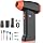15-in-1 Electric Compressed Air Duster, 110000RPM Cordless Portable Air Blower Mini Powerful Jet Dry Blower 4 Adjustable Speeds Levels Rechargeable for Keyboard, PC, Car, Camera