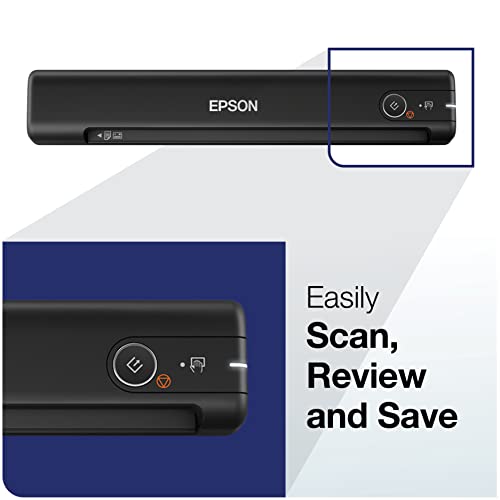 Epson Workforce ES-50 Compact & Lightweight Mobile Document Scanner