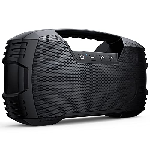 Outdoor Bluetooth Speaker, IPX7 Waterproof, 90W Peak, 32H, Black - Image 2