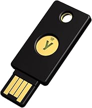 Yubico - YubiKey 5 NFC - Multi-Factor authentication (MFA) Security Key and passkey, Connect via USB-A or NFC, FIDO Certified - Protect Your Online Accounts - Image 1