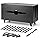 Extra Large Cable Management Box，Wood Cable Organizer Box,Power Strip Box & Organizer for Power Strip, TV Wires & Desk Cable Storage,Hide Desk Cord and Floor Cables (Black) (Black)