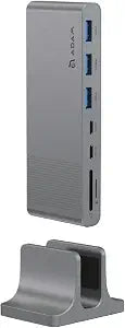 ADAM elements HUB Pro S 12-in-1 USB-C Hub, Triple Display Docking Station with Dual 4K HDMI, VGA, 100W PD Fast Charge, Ethernet, SD/TF for MacBook Pro/Air M4/M3/M2/M1, iPad, Windows Laptop