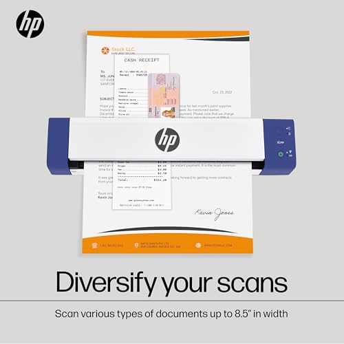 HP PS150 USB Photo Scanner, Document Scanner, Duplex 15 ppm, Wi-Fi Direct