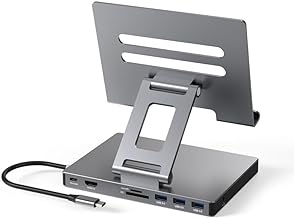 NXPGKEA iPad Pro USB C Hub Stand, Multiport Docking Station for iPad - Image 1