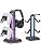 KDD RGB Headset Stand with 9 Light Modes - Controller Holder for Desk - Rotatable Headphone Stand & Detachable Controller Hook for PC Earphone Accessories(Black)
