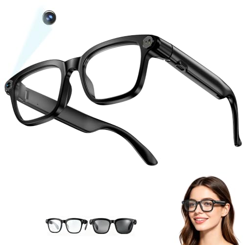 AI Smart Glasses with Camera 1080P Record,Translator,Photochromic