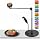 Overhead Phone Mount with RGB Light, Phone Holder for Content Creators, Flexible Articulating Arm Phone Mount for Desk for Live Streaming, Meeting, Cooking, Filming, Nail Techs - Perfect for Creators