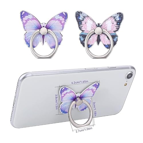 Butterfly Cell Phone Ring Stand — Secure 360° Grip - Image 3
