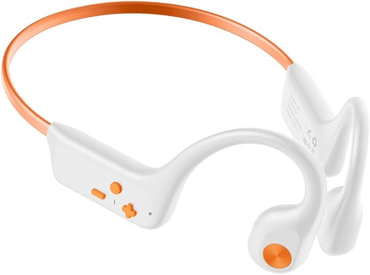 Fanisic 2026 Bone Conduction Headphones, Bluetooth 6.0 Open Ear Headphones with Mic, Type-C Quick Charge. Long Battery Life, IPX5 Sweatproof, Lightweight Comfortable for Office, Sports, and Driving