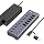 FIDECO 60W Powered USB Hub for Laptop and PC, 10-Port 10Gbps USB Splitter with 12V 5A Power Adapter, Aluminum USB 3.2 Gen 2 Multiport Adapter, 6 USB-A and 4 USB-C Ports, Support BC1.2 Charging