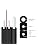 6 Cores Fiber Optic Outdoor Drop Cable, Figure-8 Aerial Drop Cable