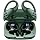 PocBuds Bluetooth Headphones Wireless Earbuds 80hrs Playtime Wireless Charging Case Digital Display Sports Ear Buds with Earhook Deep Bass IPX7 Waterproof Over-Ear Earphones for TV Phone Laptop Olive