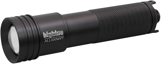 Bigblue AL 1300 Lumen Wide Beam Dive Light with Tail Switch