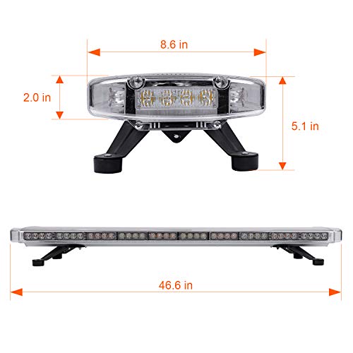 ASPL 47" 88 LED High Intensity Roof Top Strobe Light Bar