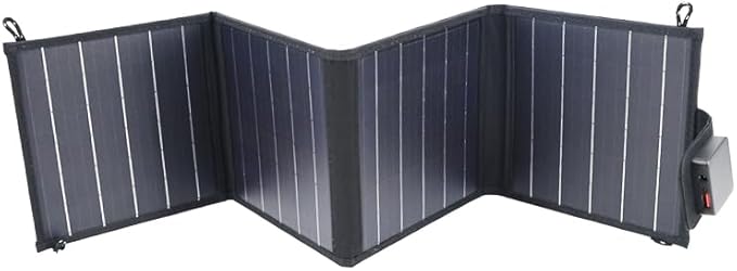 20W Portable Solar Charger Foldable Solar Panel with Type C and USB A for Camping Backpacking Travel Fast Charging IP65 for iPhone,iPad,Power Bank,Camera,Power Station