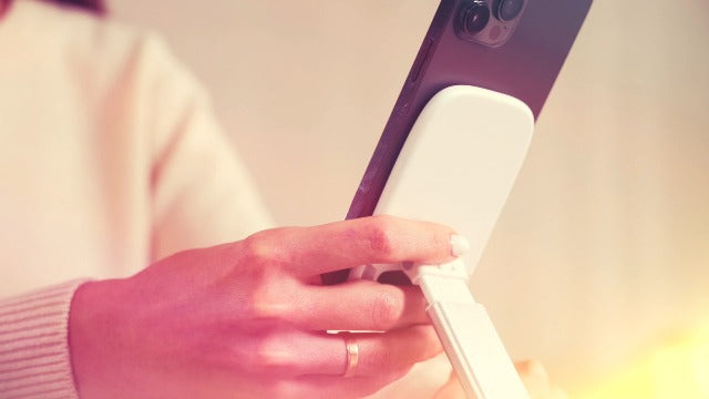 Lamicall Khaki Phone Holder for Desk, Cellphone Stand