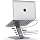 Adjustable Laptop Stand for Desk with Docking Station 9-in-1, Aluminum Laptop Riser with USB Hub, 360° Swivel, Dual Display 4K60Hz HDMI, 3 USB3.0, 100W PD Charging, for MacBook Pro Air/Dell/HP 7-15.6"