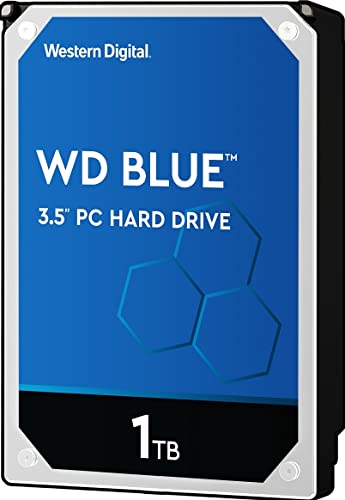 Western Digital 1TB WD Blue PC Internal Hard Drive HDD - 7200 RPM, SATA 6 Gb/s, 64 MB Cache, 3.5" - WD10EZEX