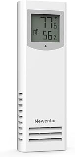 Newentor Indoor Outdoor Remote Sensor Indoor Outdoor Temperature and Humidity for Model Q7 Q8