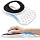 Clear Ergonomic Mouse Pad Wrist Support with Massage Design, Wrist Rest Pain Relief Mousepad with Gel&Non-Slip Silicone Base, Mouse Pads for Wireless Mouse & Desk
